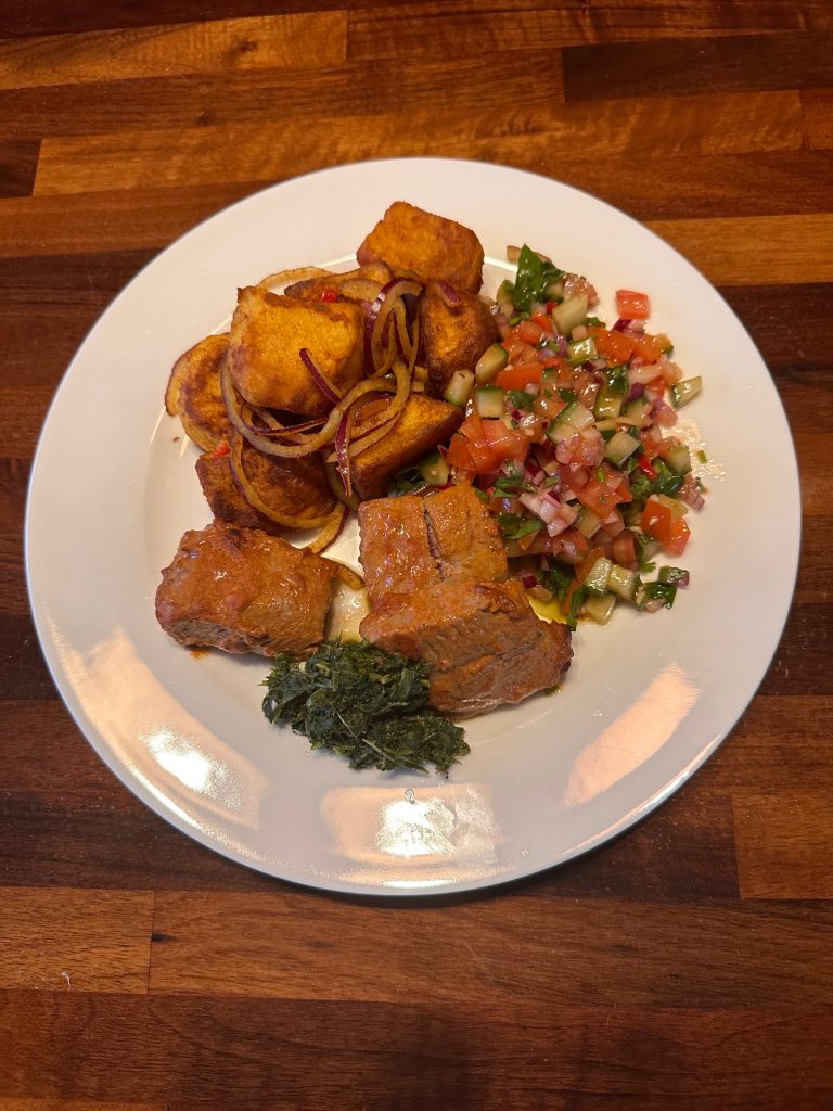 Masala Lamb & Spicy Potatoes