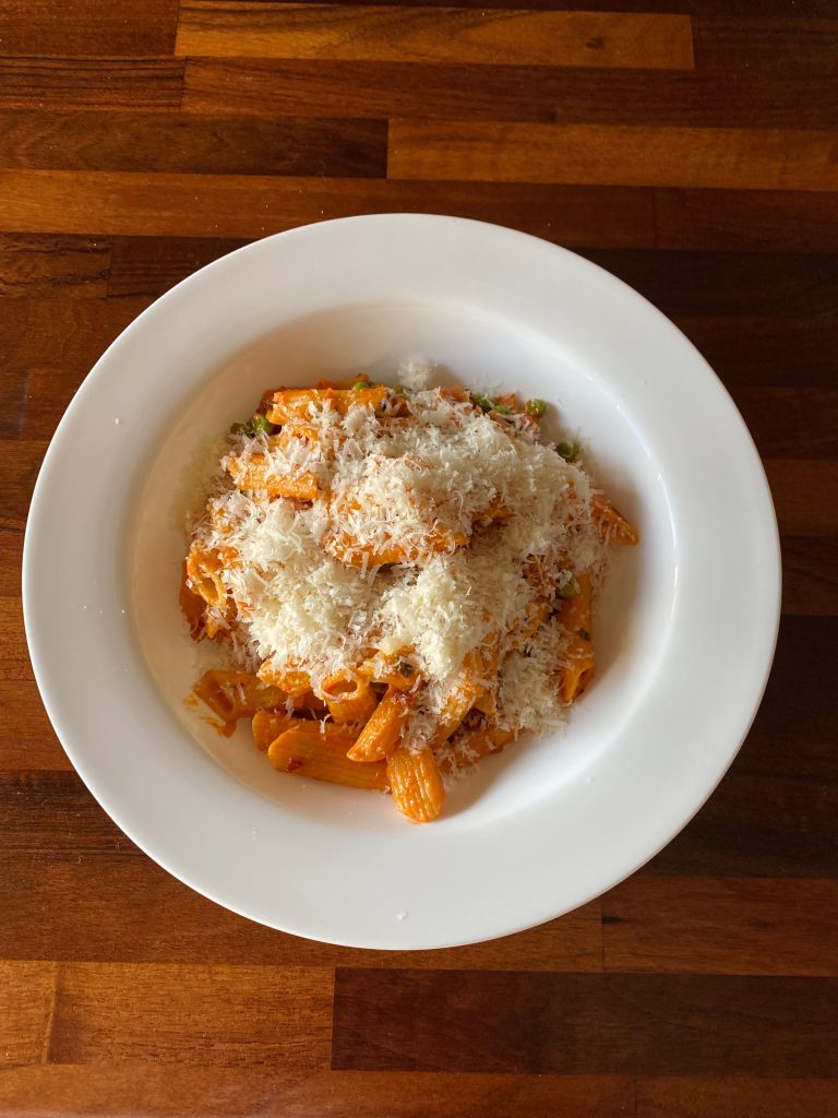 Pea and Ham Penne