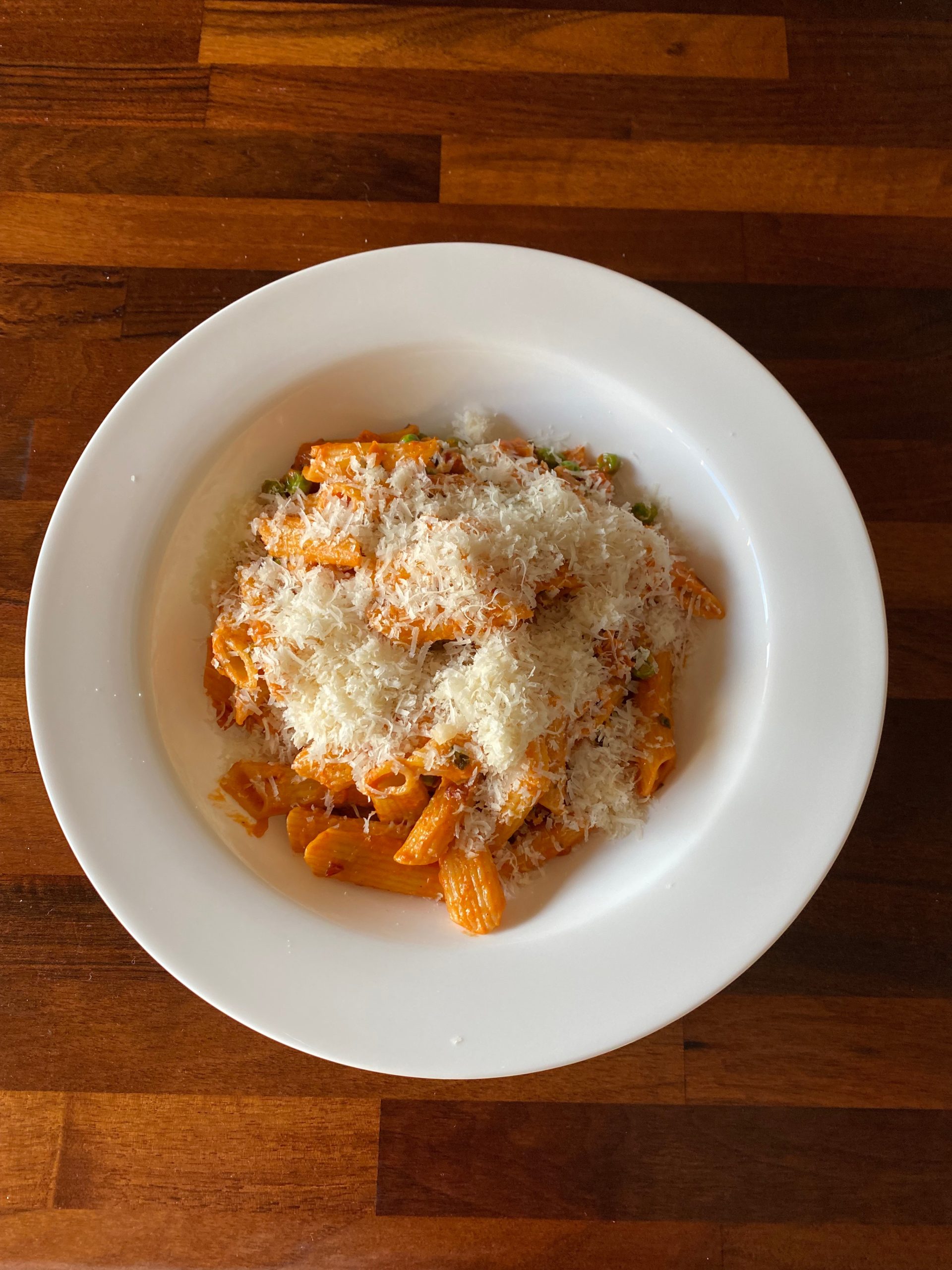 Pea and Ham Penne