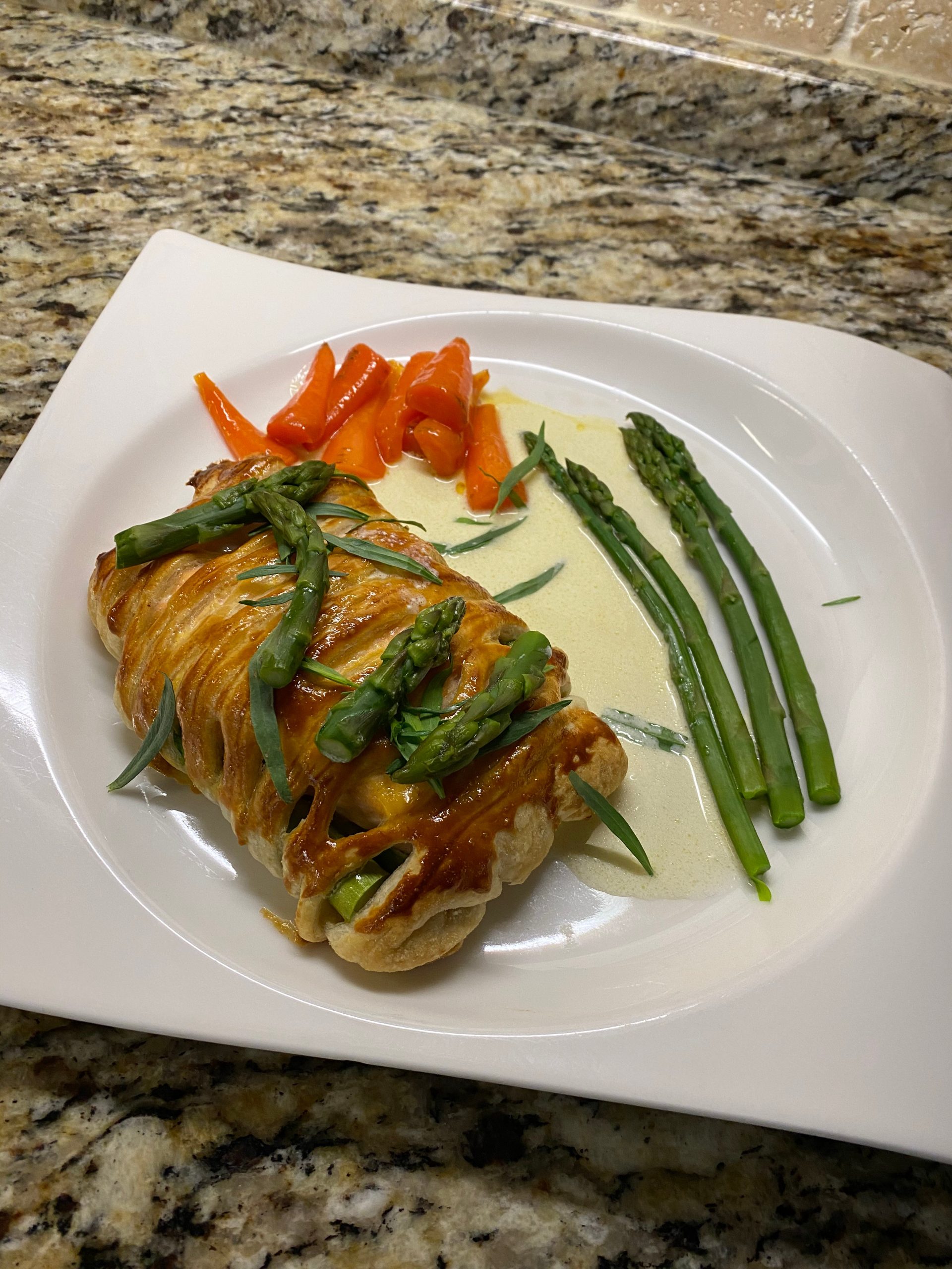 Salmon with a Champagne Sauce