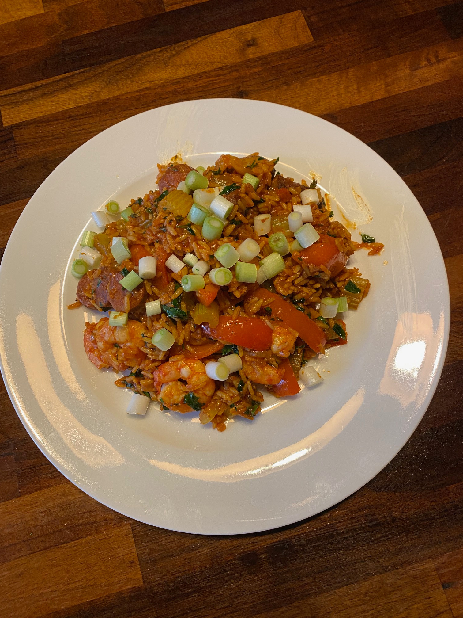 Sausage and Prawn Jambalaya
