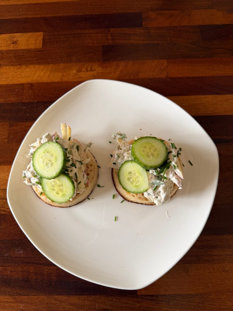 Smoked Mackerel Crumpets