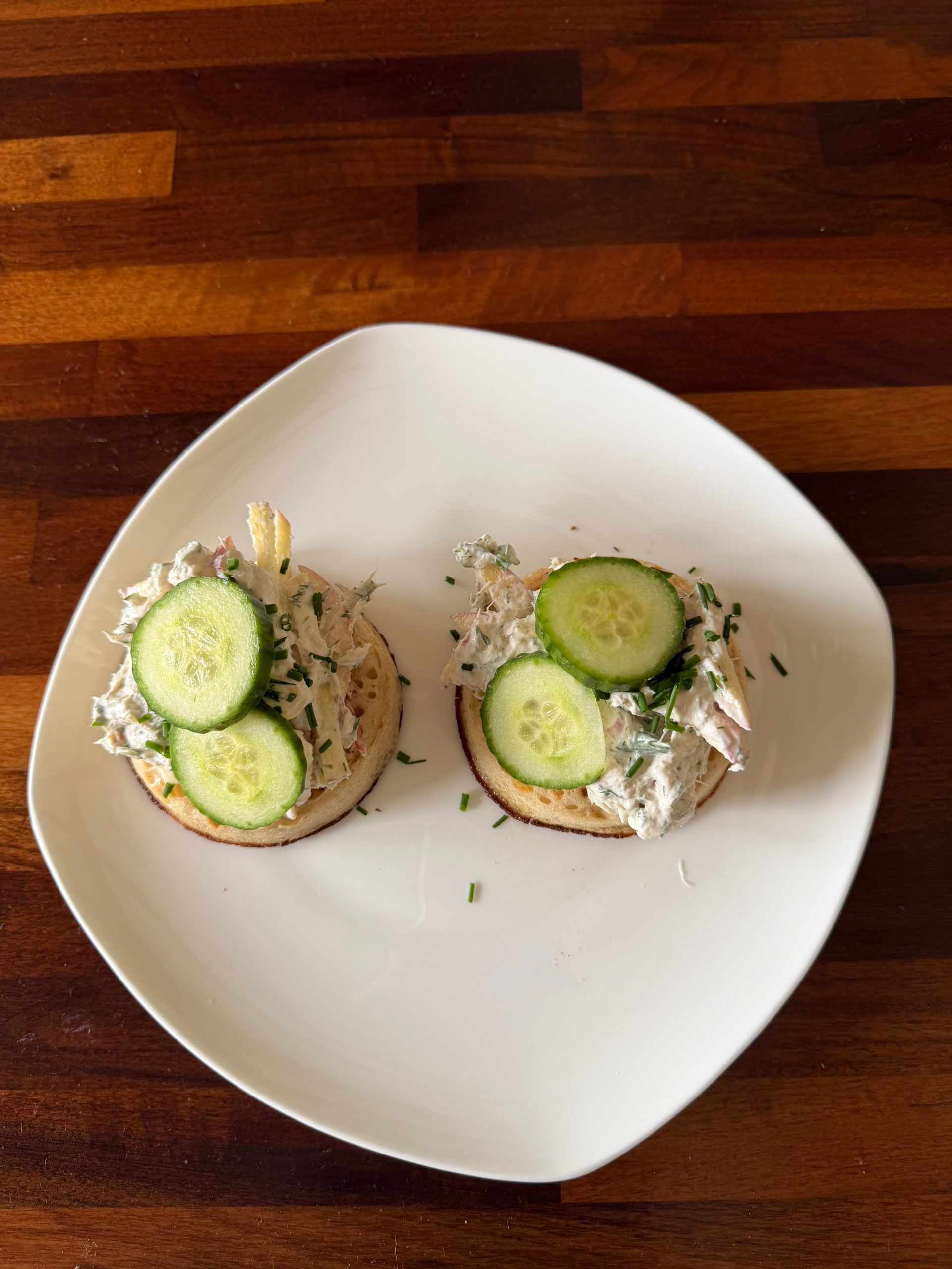 Smoked Mackerel Crumpets