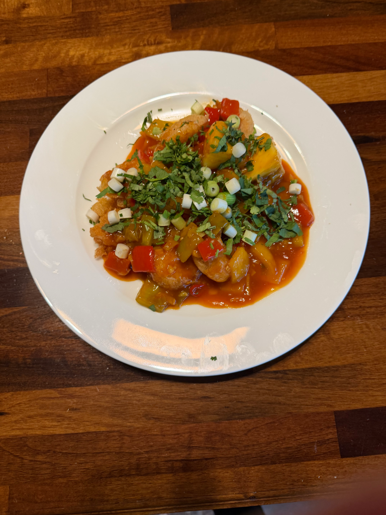 Sweet and Sour Prawns