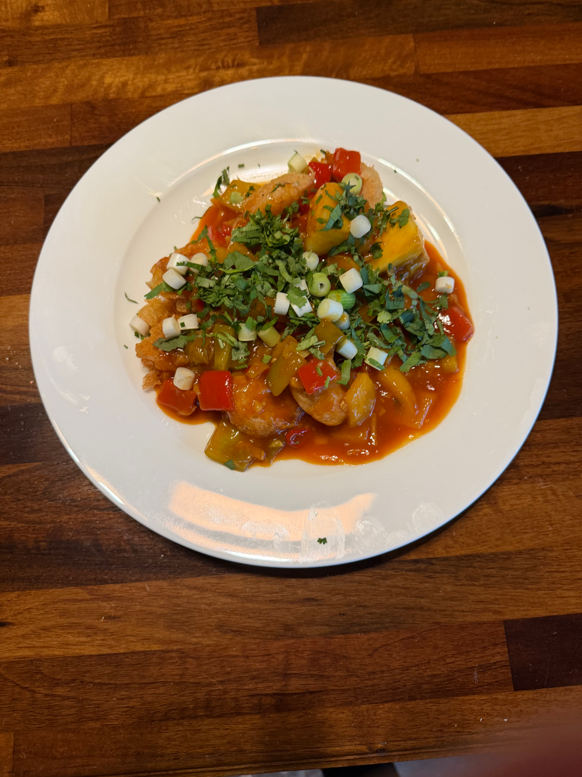 Sweet and Sour Prawns