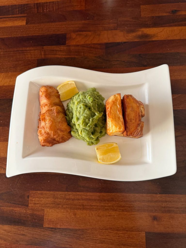 Fish & Chips with Mushy Peas