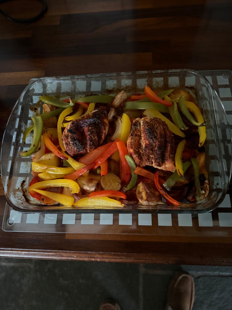 Spanish Chicken Tray Bake
