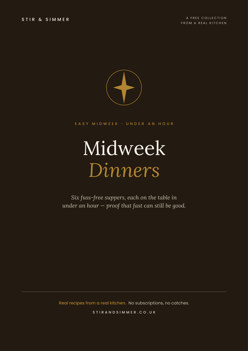 Midweek in Under an Hour cookbook cover